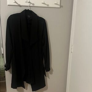 Lulu's Classic Black Trench Coat